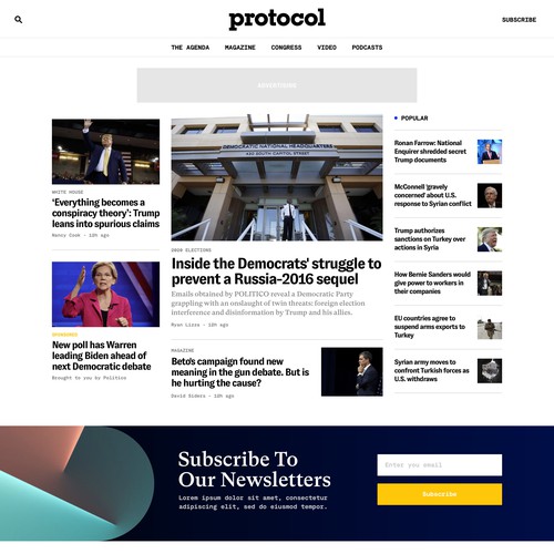 Protocol Homepage - V1