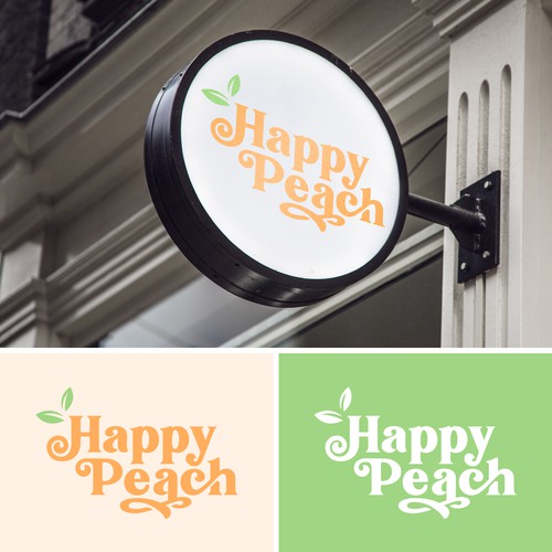 Logo Design for Happy Peach