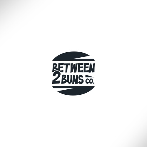 Powerful restaurant logo - Between 2 Buns Co.