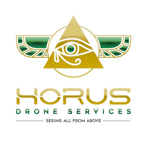 Logo for drone services company