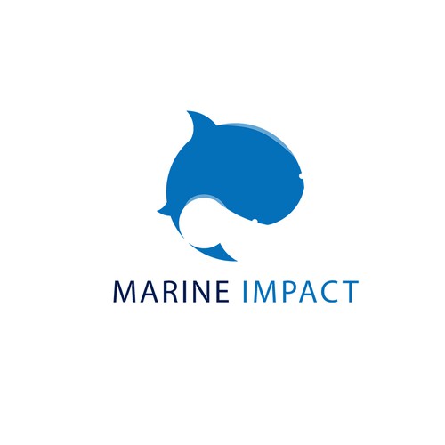 Bold logo for Marine Impact