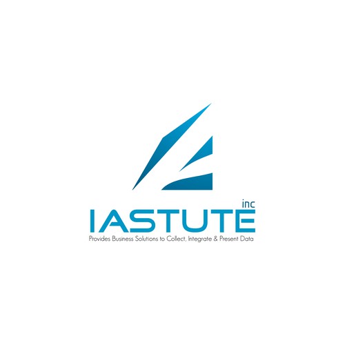 iAstute inc concept logo design.