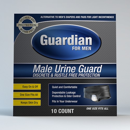 New Package Design for Guardian Male Product