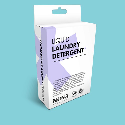 Liquid Laundry Detergent Packaging Design