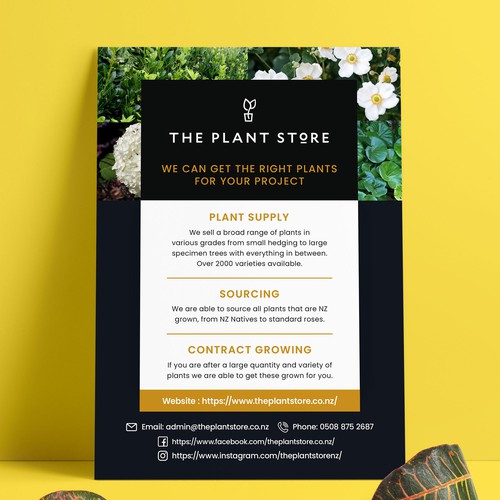 Plant Store Flyer