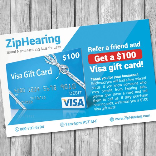 Ziphearing Postcard Design