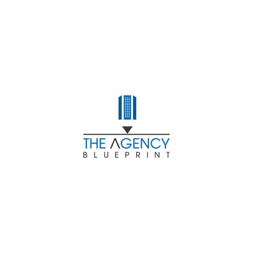 Create an elegant and professional logo for marketing company, The Agency Blueprint
