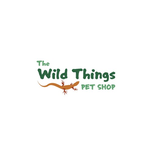 Fun logo concept for an exotic pet store