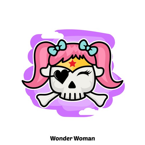 Wonder Woman - Skull