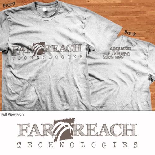 t-shirt design for Far Reach Technologies