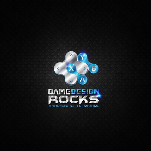 Logo concept for Game Design Rocks