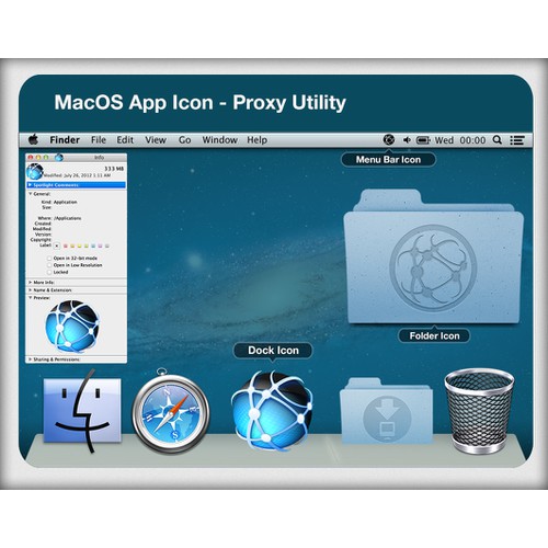 MacOS App Icon - Proxy Utility