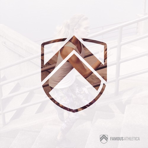 Bold logo concept for Famous Athletica