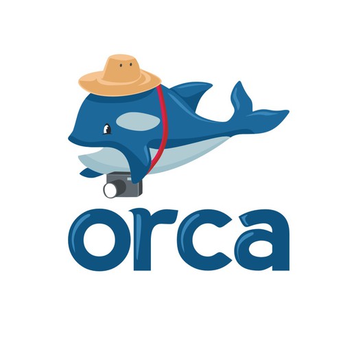 mascot logo for orca