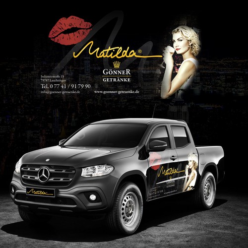 Pickup car wrap design