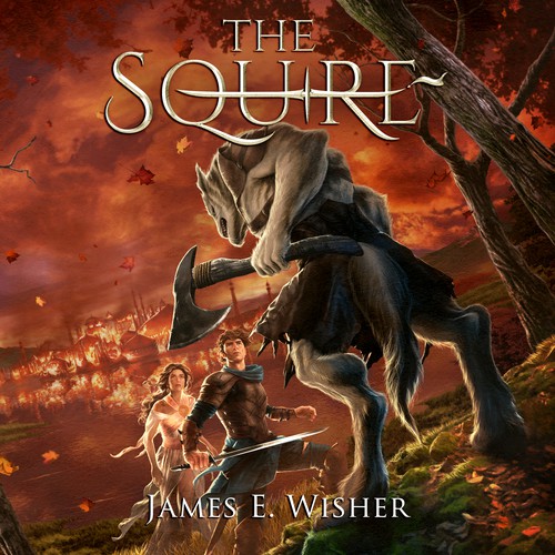 Cover Illustration and Design for The Squire