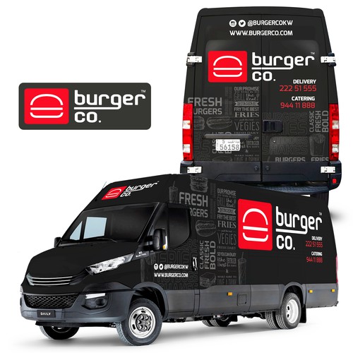 Burger Co. Food Truck Wrap