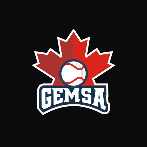 Logo for a softball amateur team in Canada