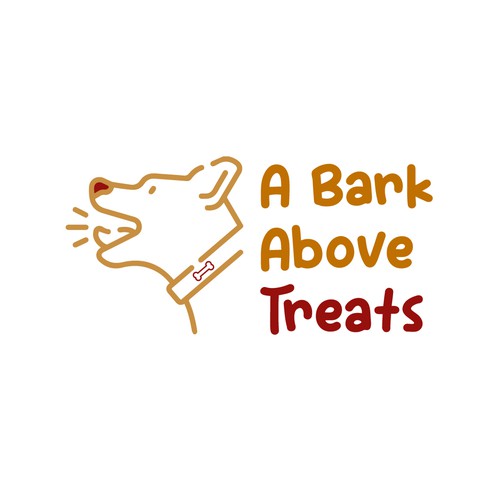 fun logo for dog treats product