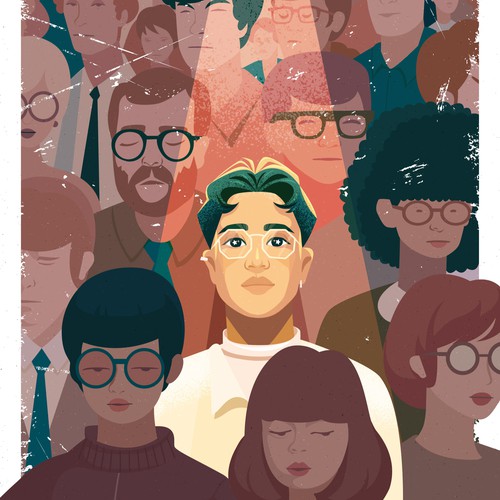 "I feel infinite" poster illustration