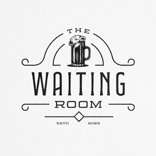 Vintage logo for The Waiting Room