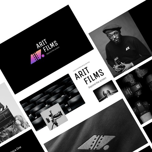 Arit Films Logo and Brand Identity 