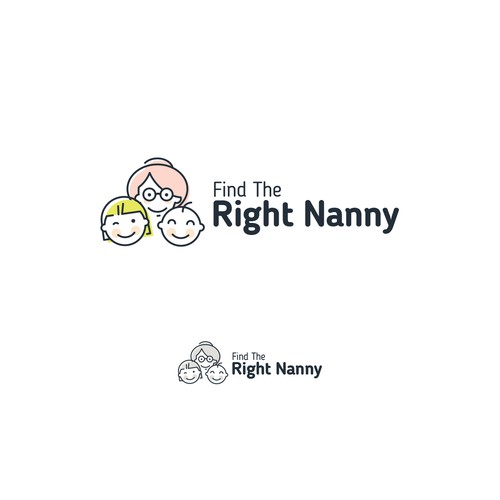 concept logo for nanny search 