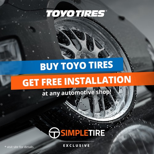 Hero image & Banners for Toyo Tires marketing campaign