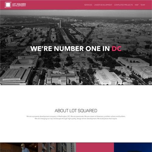 Lot Squared Landing Page