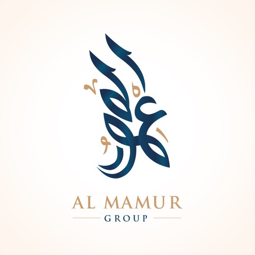 Logo with Arabisque design