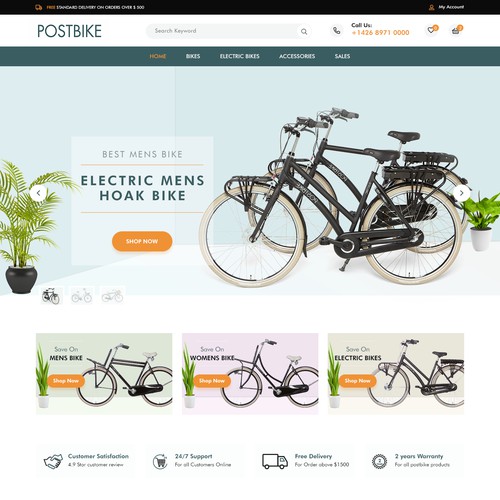 Bicycle Ecommerce store