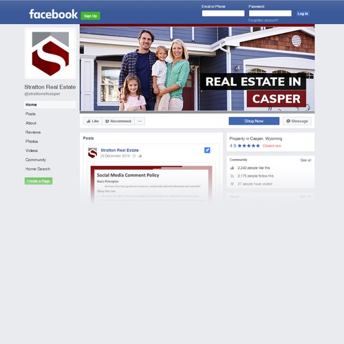 Stratton Real Estate Facebook cover