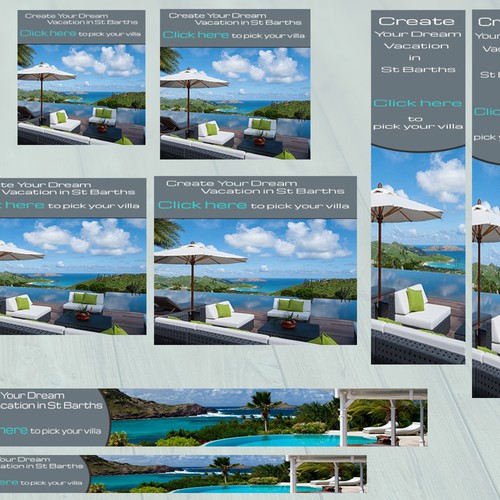 Banners Ads for Vacation Rental Company