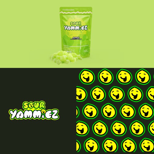 Sour Candy logo for teenagers 