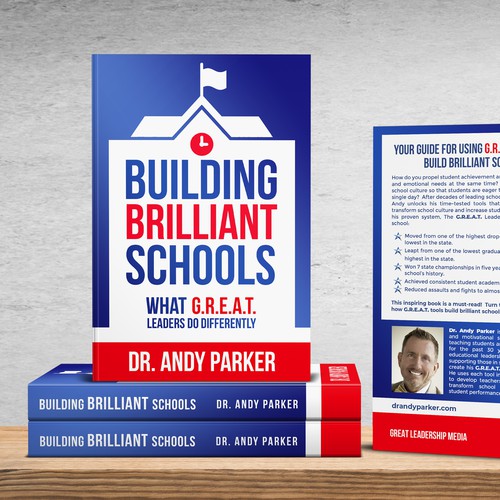 Building Brilliant Schools - Modern & Colorfull Book Cover Design