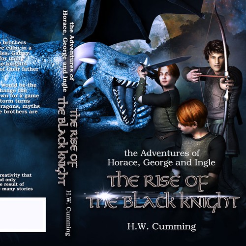 Create a best selling cover for a great new children's adventure novel
