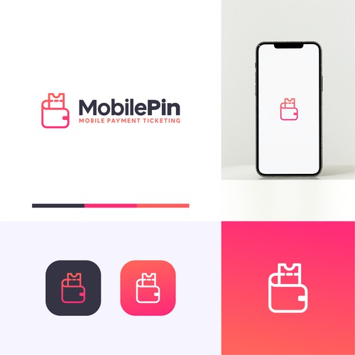 Clean and modern logo for MobilePin