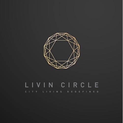 Elegant logo for LIVIN CIRCLE