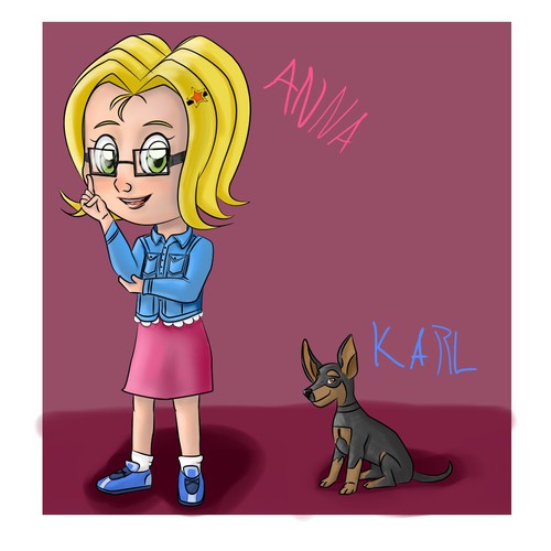 Anna & Karl Mascot