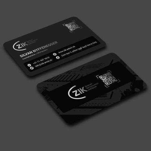 Clean, sleek and professional business card
