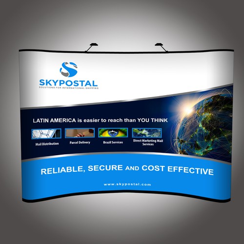 SkyPostal Trade Show Designs