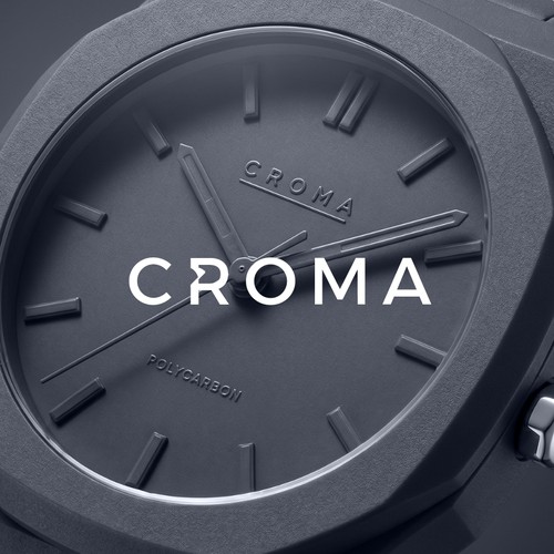 Logo Wordmark for 'CROMA'