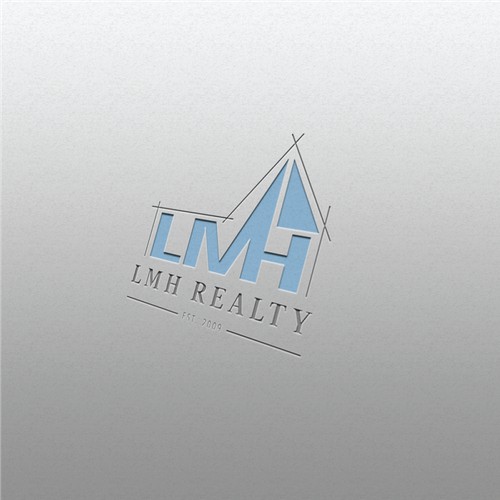 Bold logo for real estate LMH Realty