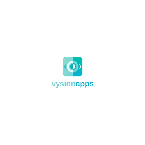 Vysion Apps logo design concept