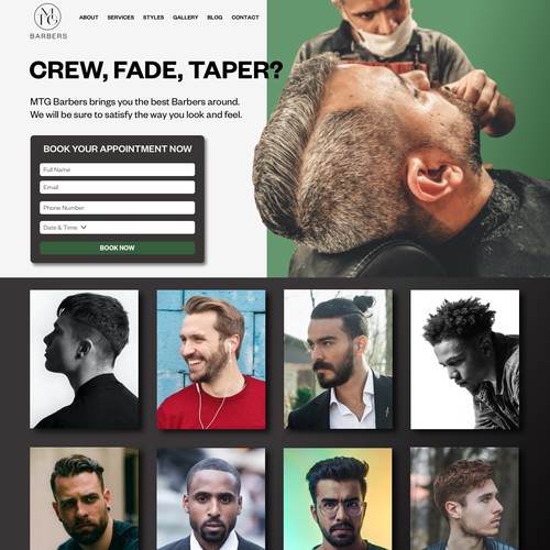 Barber Shop Website