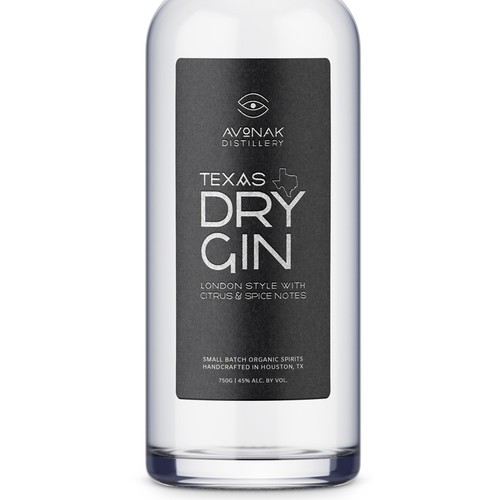 Gin label contest finalist