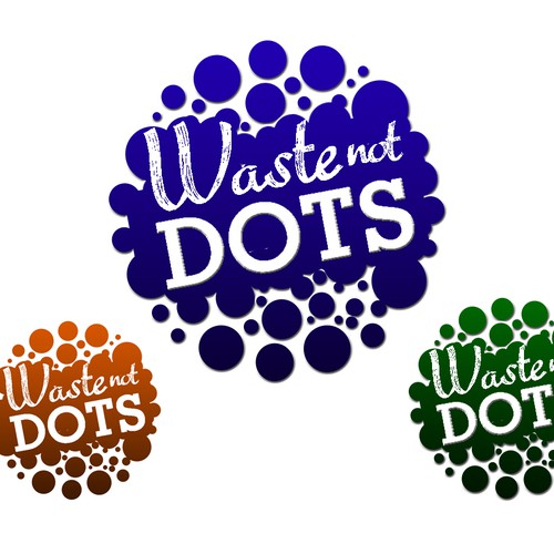 Create a fresh design logo for Waste Not Dots
