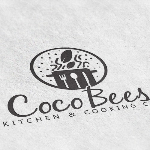 Logo Design for Coco Bees Kitchen & Cooking Club