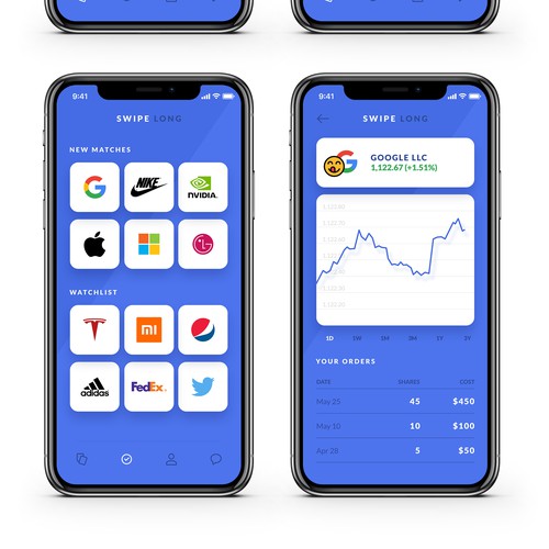 Trading App like Tinder