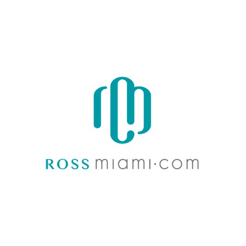 Create a logo for ROSSMiami - a new real estate platform in Miami, combining luxury & technology!